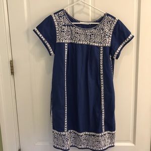 Shift dress with pockets